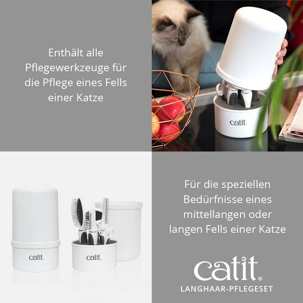 Catit Langhaar-Pflegeset