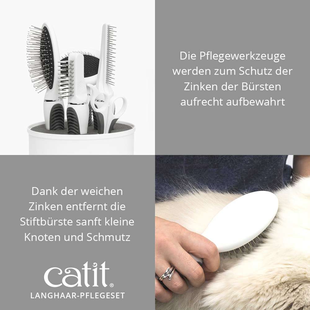 Catit Langhaar-Pflegeset