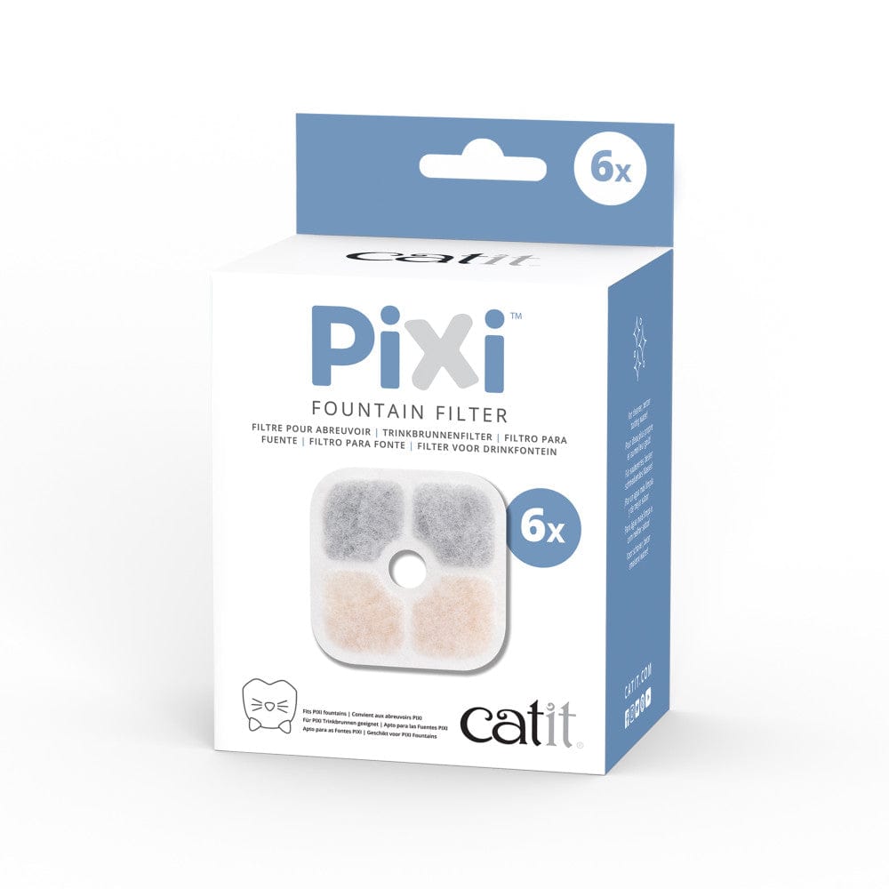 Catit PIXI Trinkbrunnenfilter ─ 6 Stück