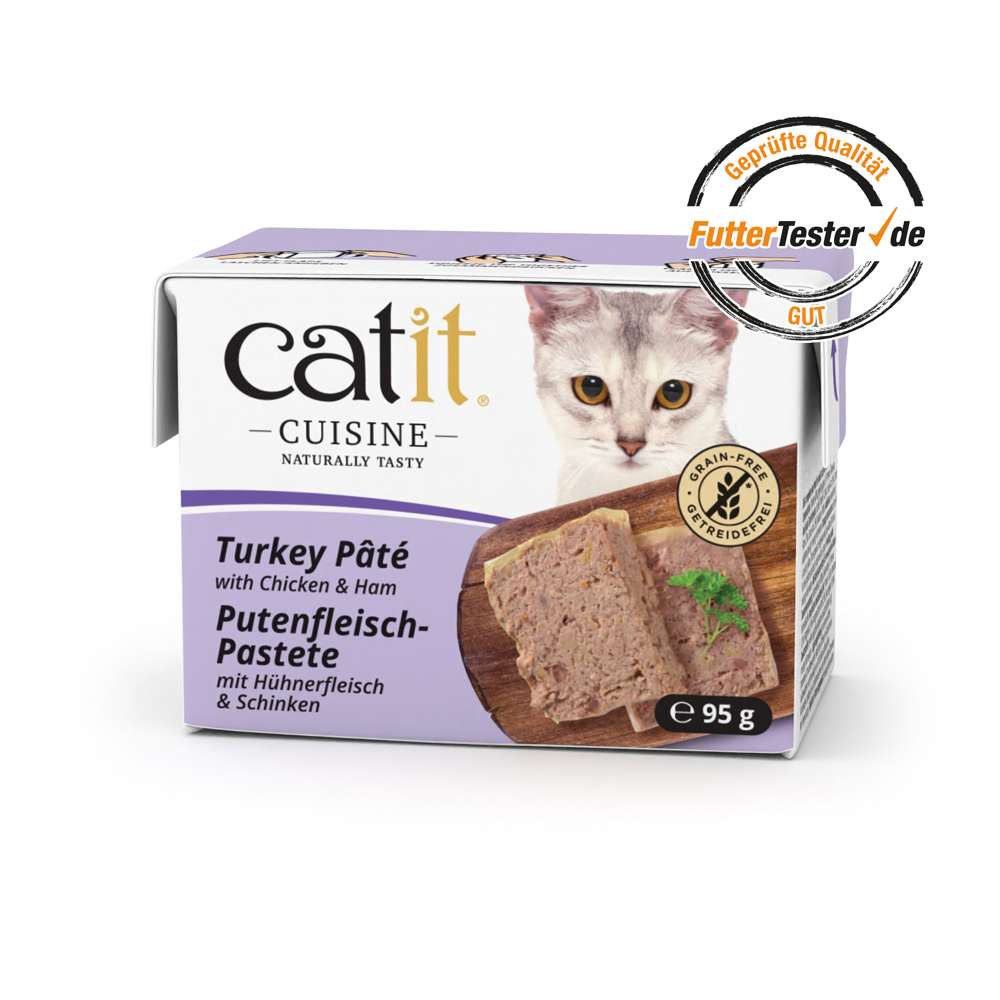Verpackung der Sorte "Catit Cuisine Pastete: Pute"