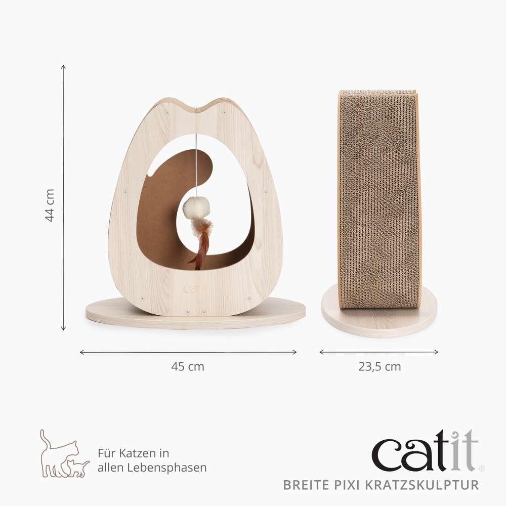 Breite: 45 cm. Höhe: 44 cm. Tiefe: 23,5 cm.