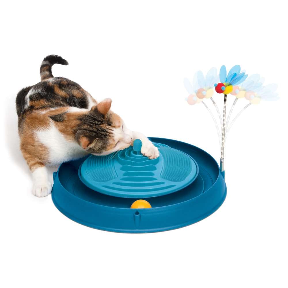 Catit 3-in-1 Spielzeug mit Katzenminze- Massagestation