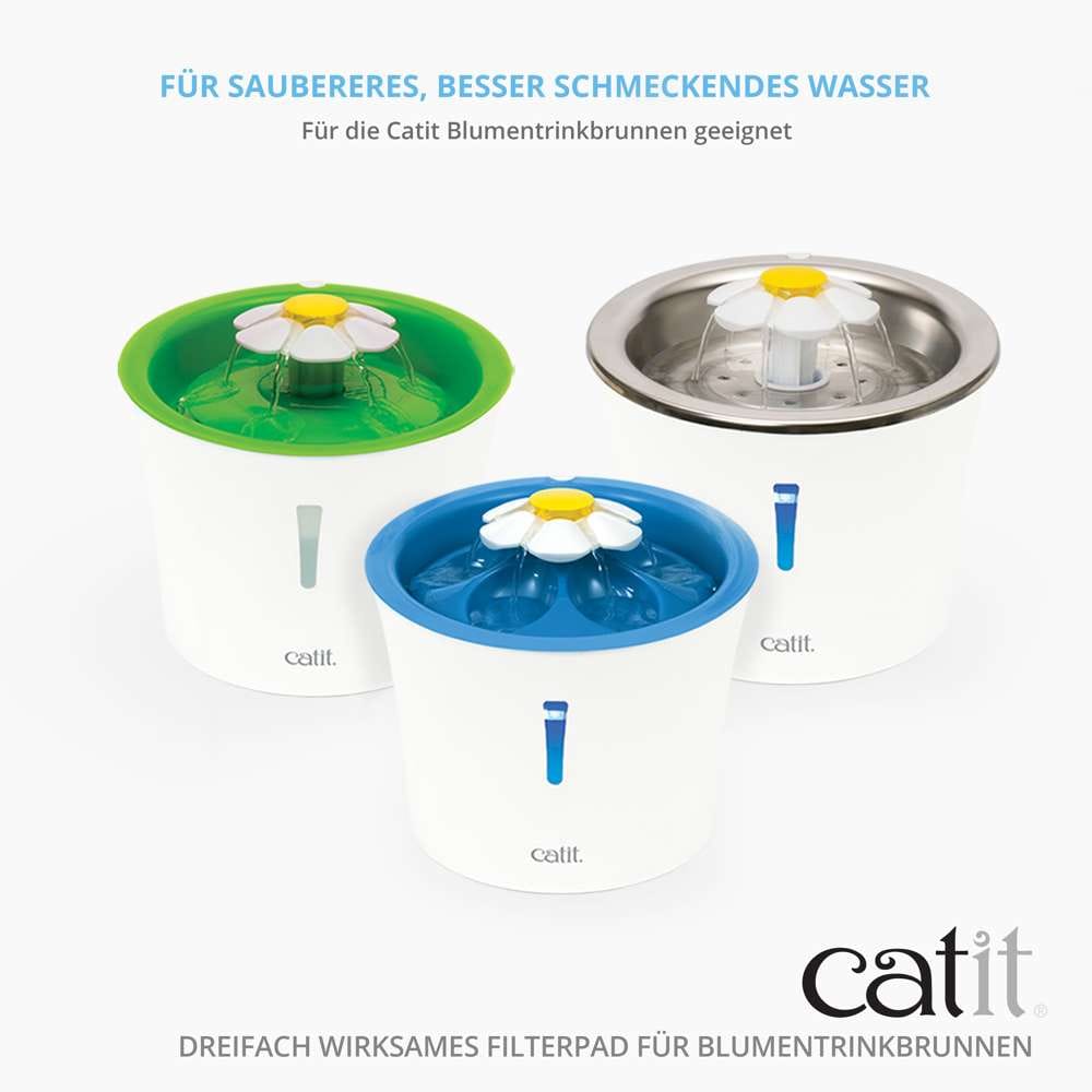 Catit Triple Action Filter rahmenlos für Blumentrinkbrunnen