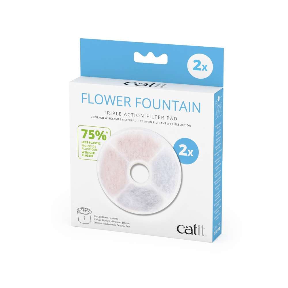 Catit Triple Action Filter rahmenlos für Blumentrinkbrunnen