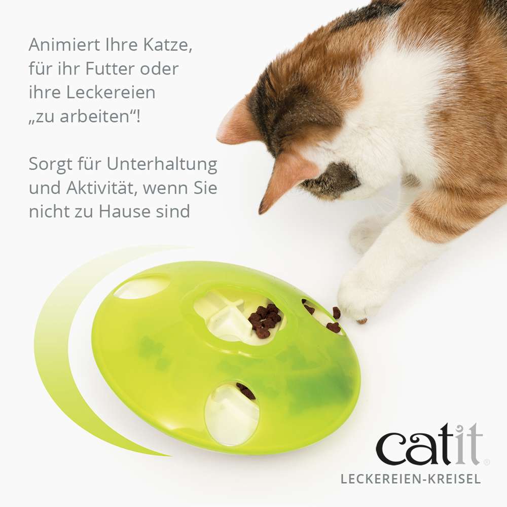 Animiert Ihre Katze, für ihr Futter oder ihre Leckereien "zu arbeiten". Sorgt für Unterhaltung und Aktivität, wenn Sie nicht zu Hause sind.