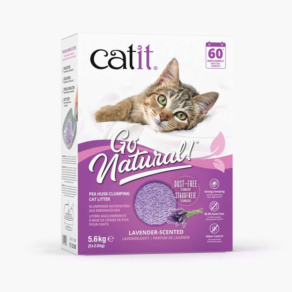 Catit Go Natural! Klumpende Katzenstreu aus Erbsenhülsen
