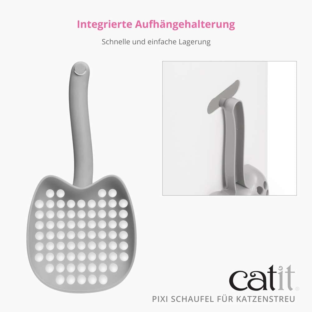Integrierte Aufhängehalterung für schnelle und einfache Lagerung.