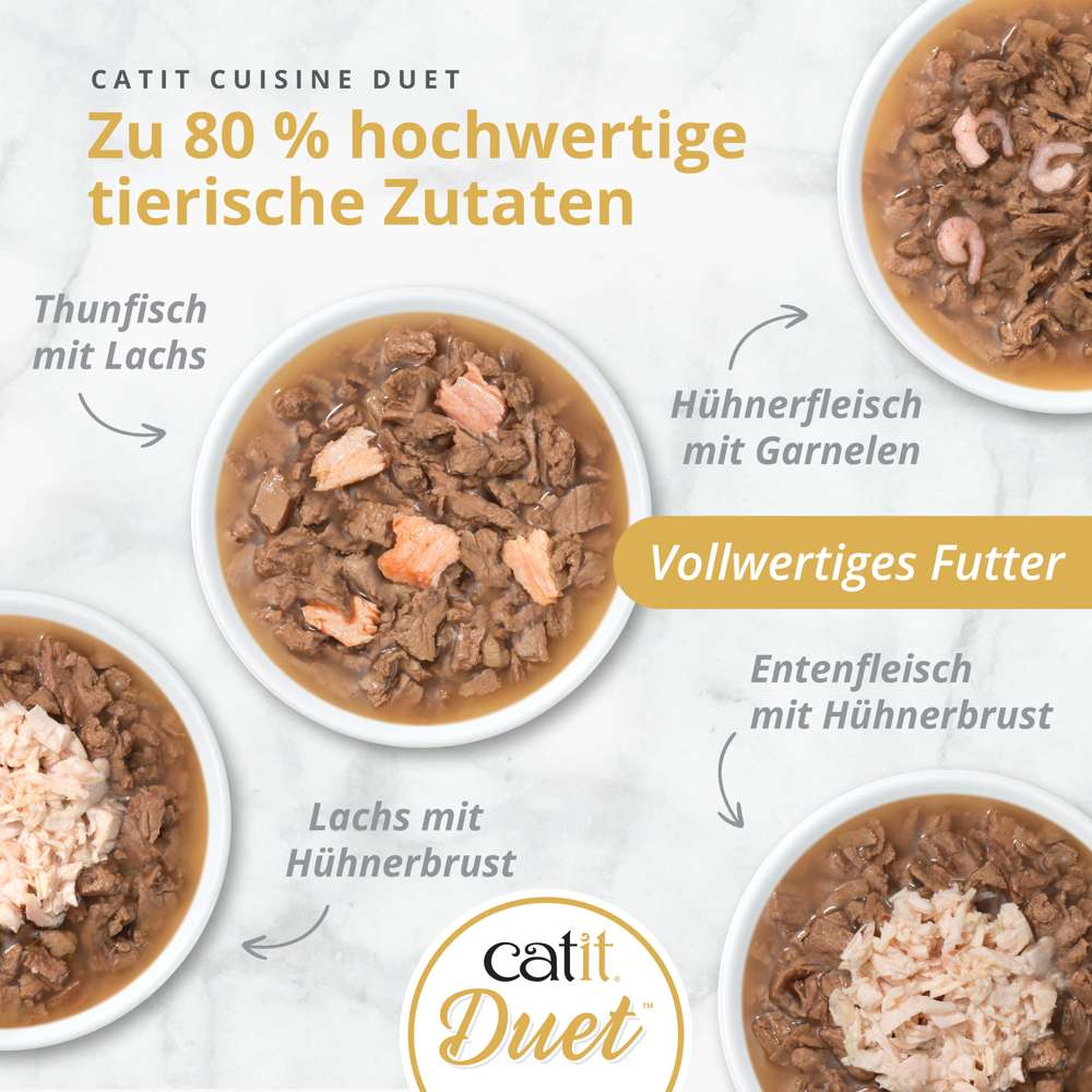 Catit Cuisine Duet, Multipack, 12er-Pack
