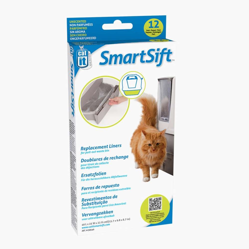 Verpackung von den Ersatzfolien für die Smartsift-Abfallwanne