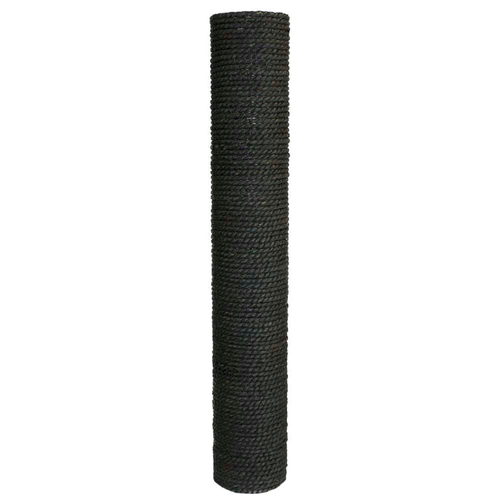 Vesper Kratzsäule aus Seegras 8 x 50 cm, schwarz