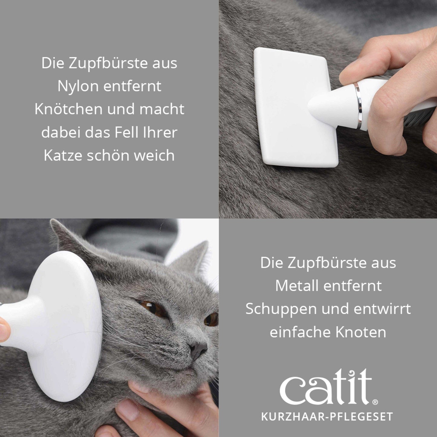 Catit Kurzhaar-Pflegeset