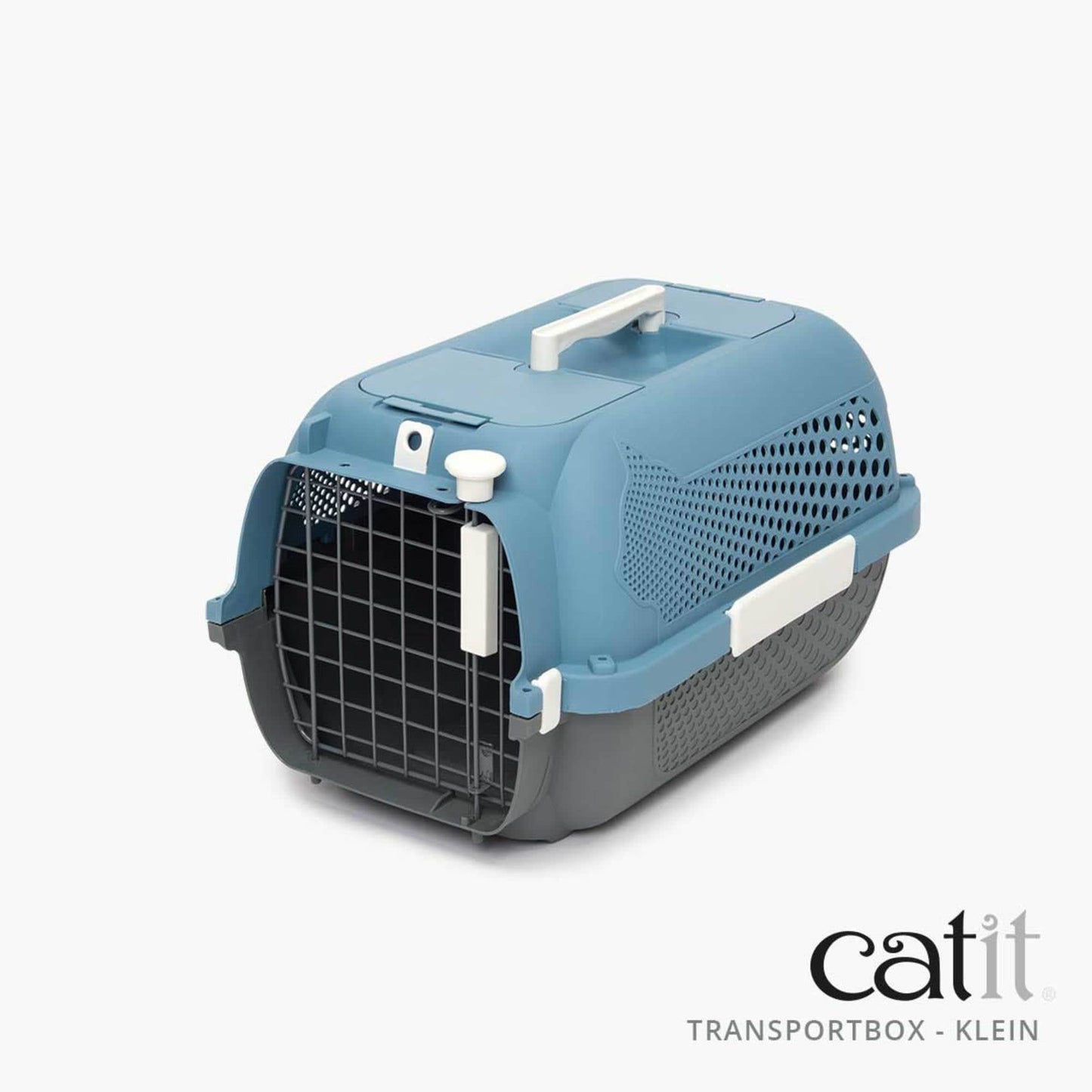 Catit Transportbox für Katzen ─ Klein, Blaugrau