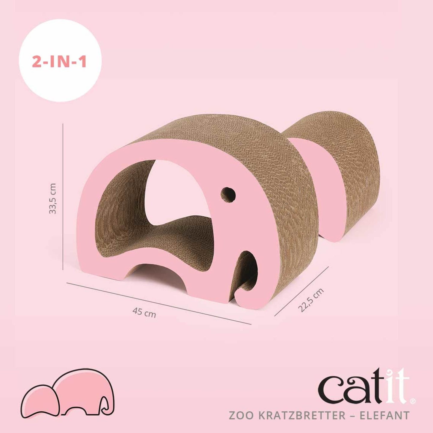 Catit Zoo Kratzbretter – Elefant