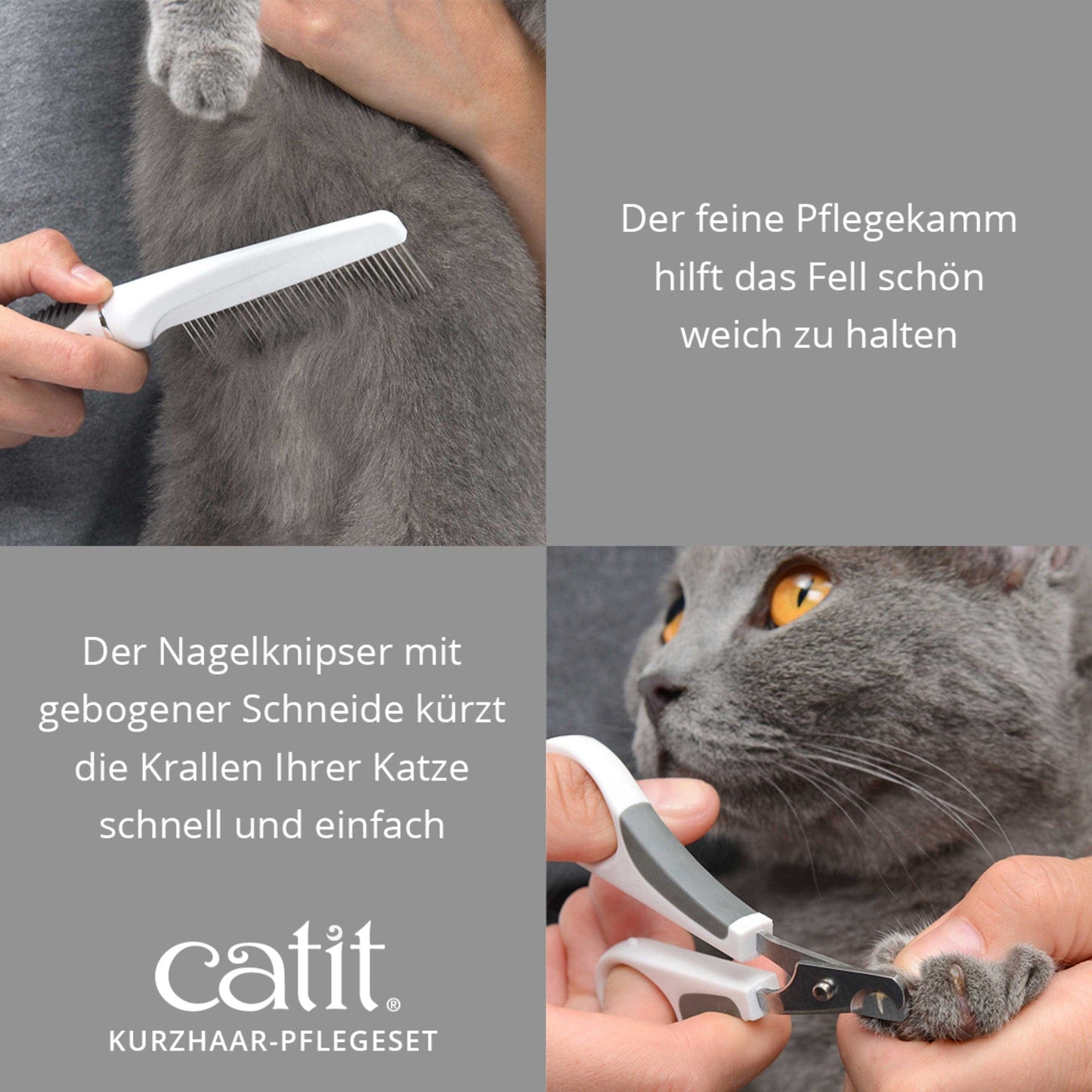 Catit Kurzhaar-Pflegeset