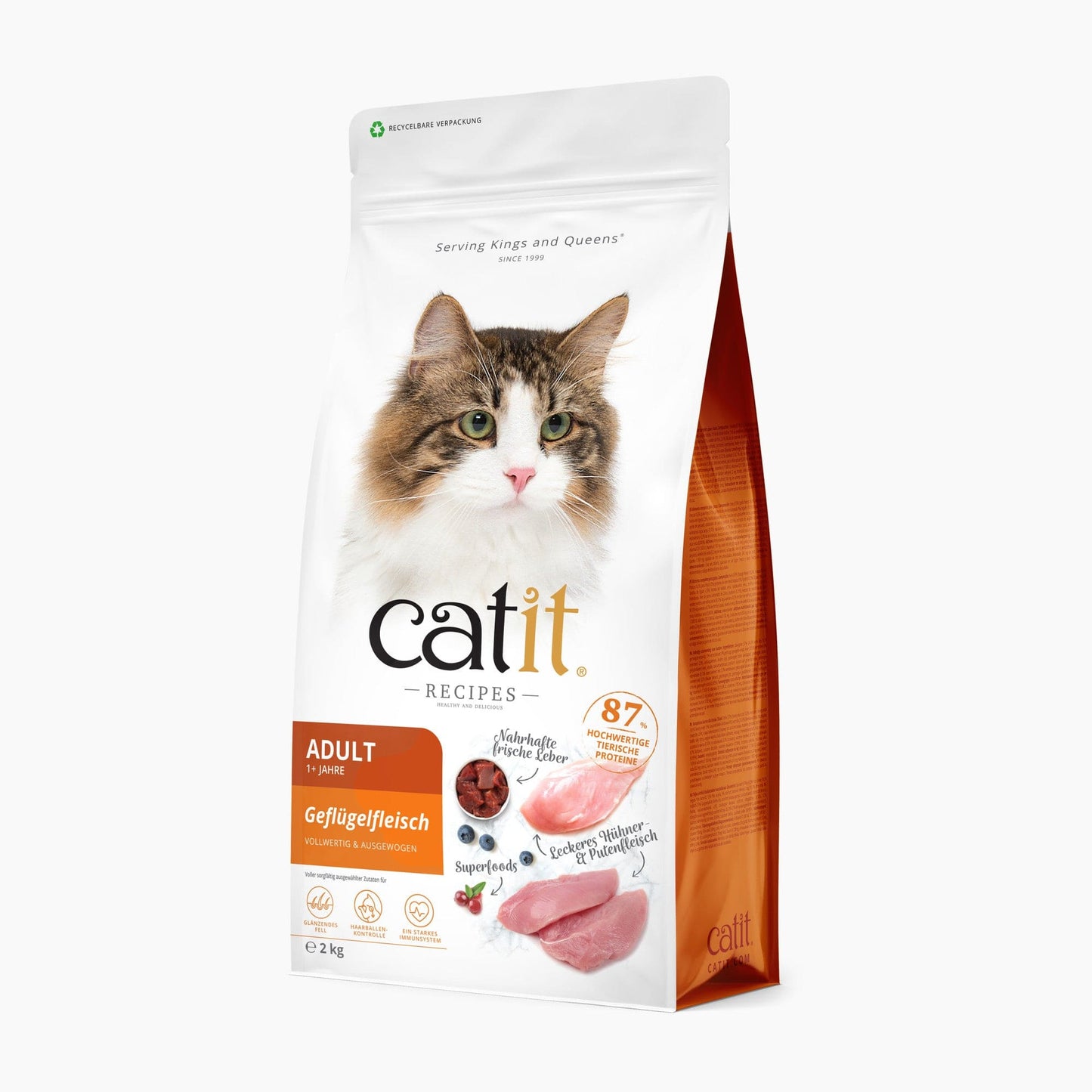 Catit Recipes – ADULT Geflügelfleisch, 2 kg