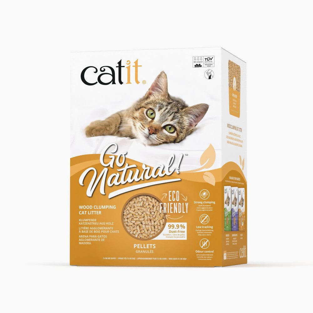 Catit Go Natural Einstreu-Pellets aus Holz