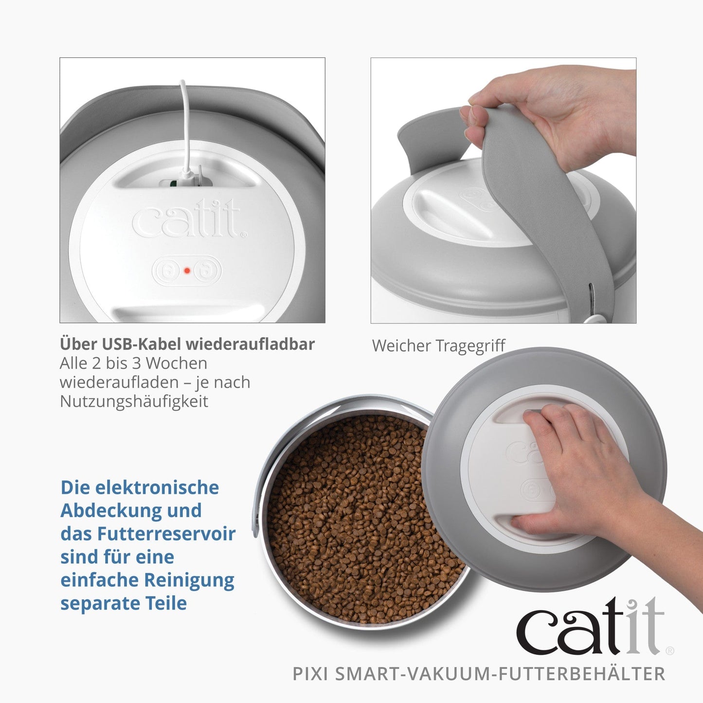 Catit PIXI Smart-Vakuum-Futterbehälter