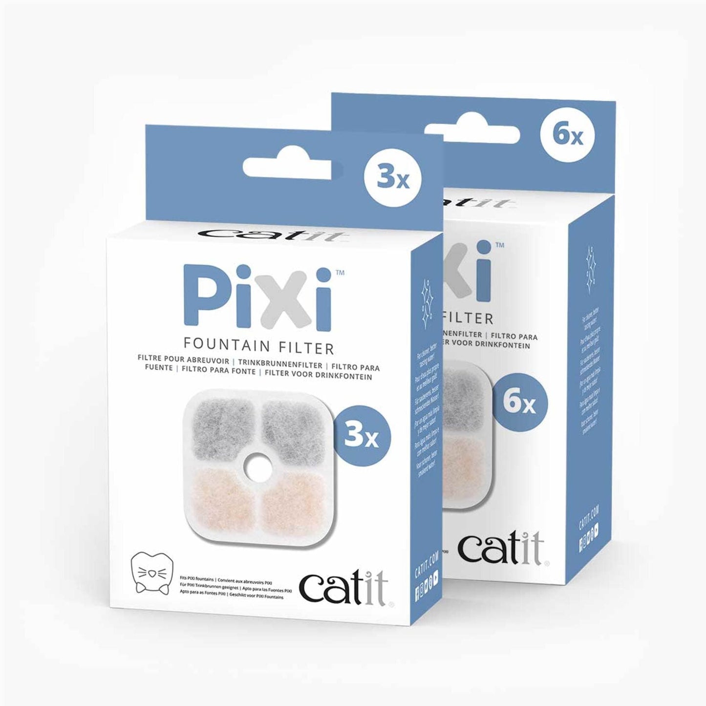 Catit PIXI Trinkbrunnenfilter ─ 3 Stück