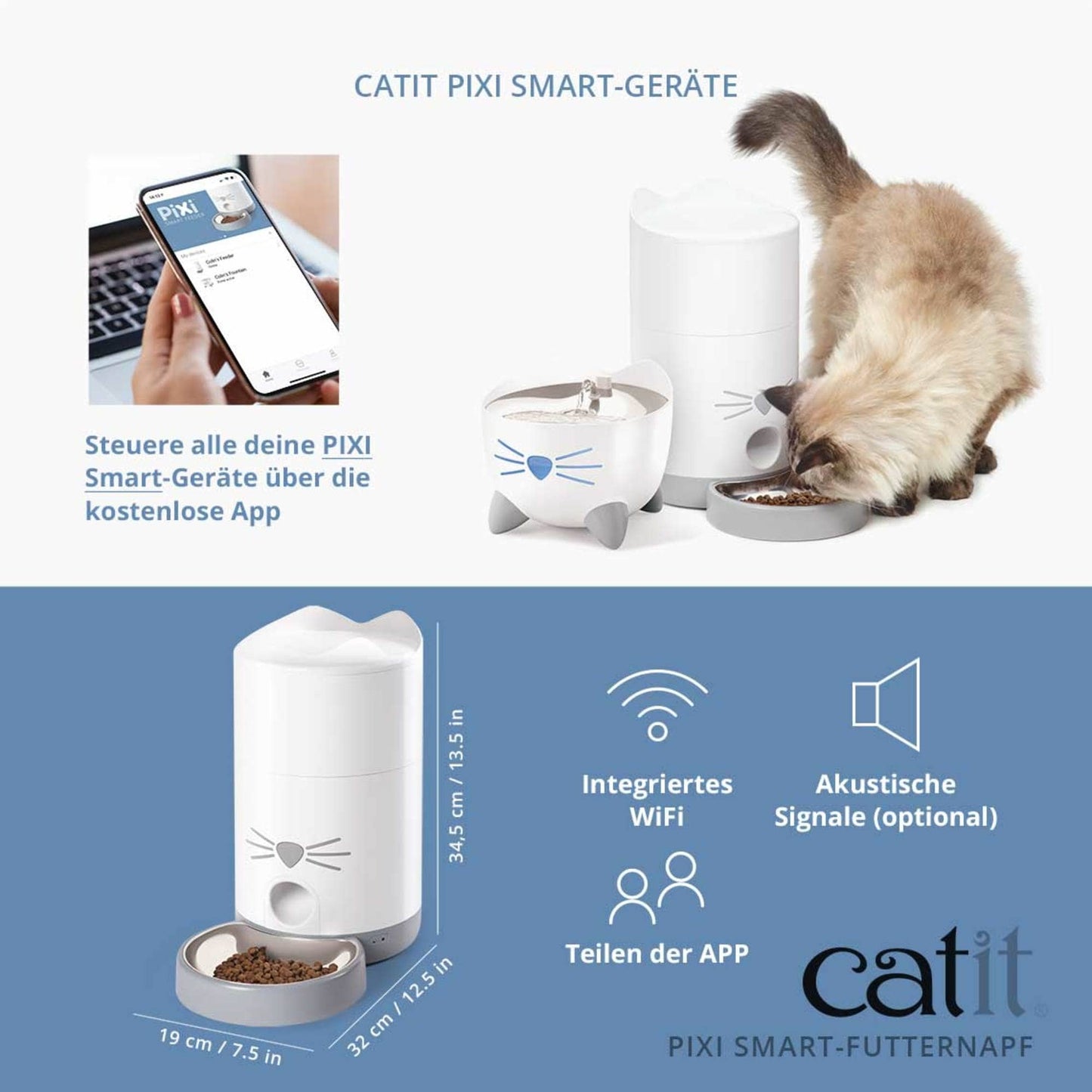 Catit PIXI Smart-Futterautomat