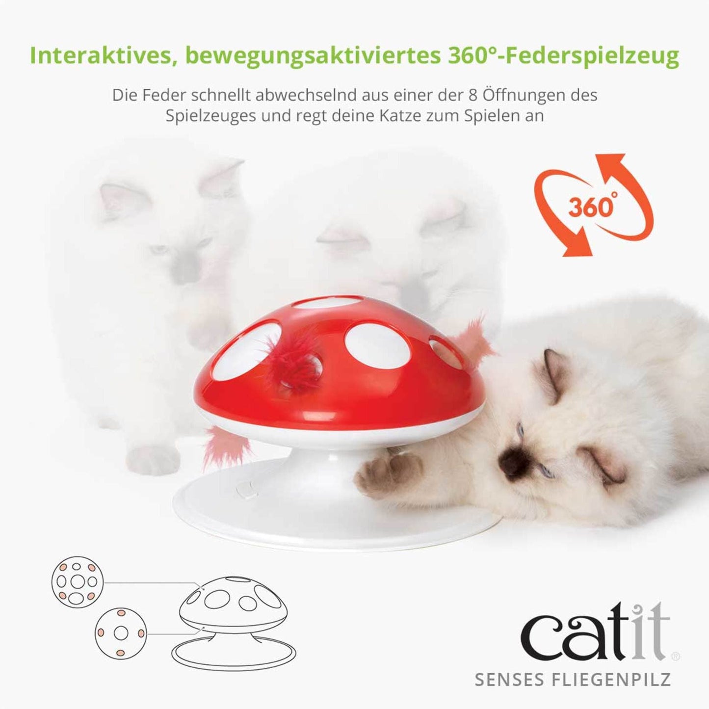 Catit Senses Fliegenpilz