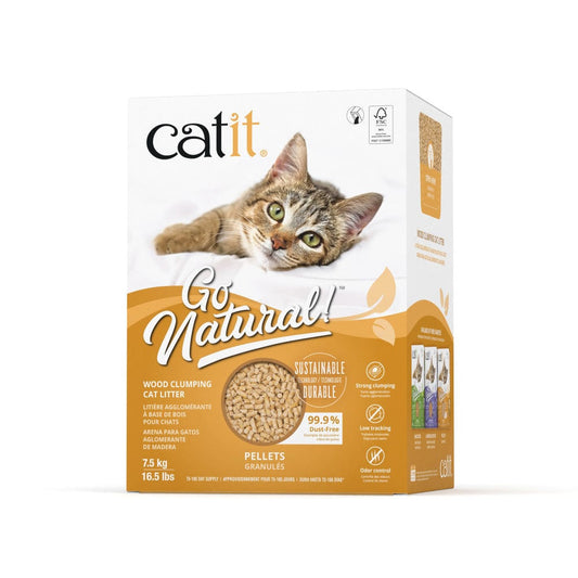 Catit Go Natural Einstreu-Pellets aus Holz