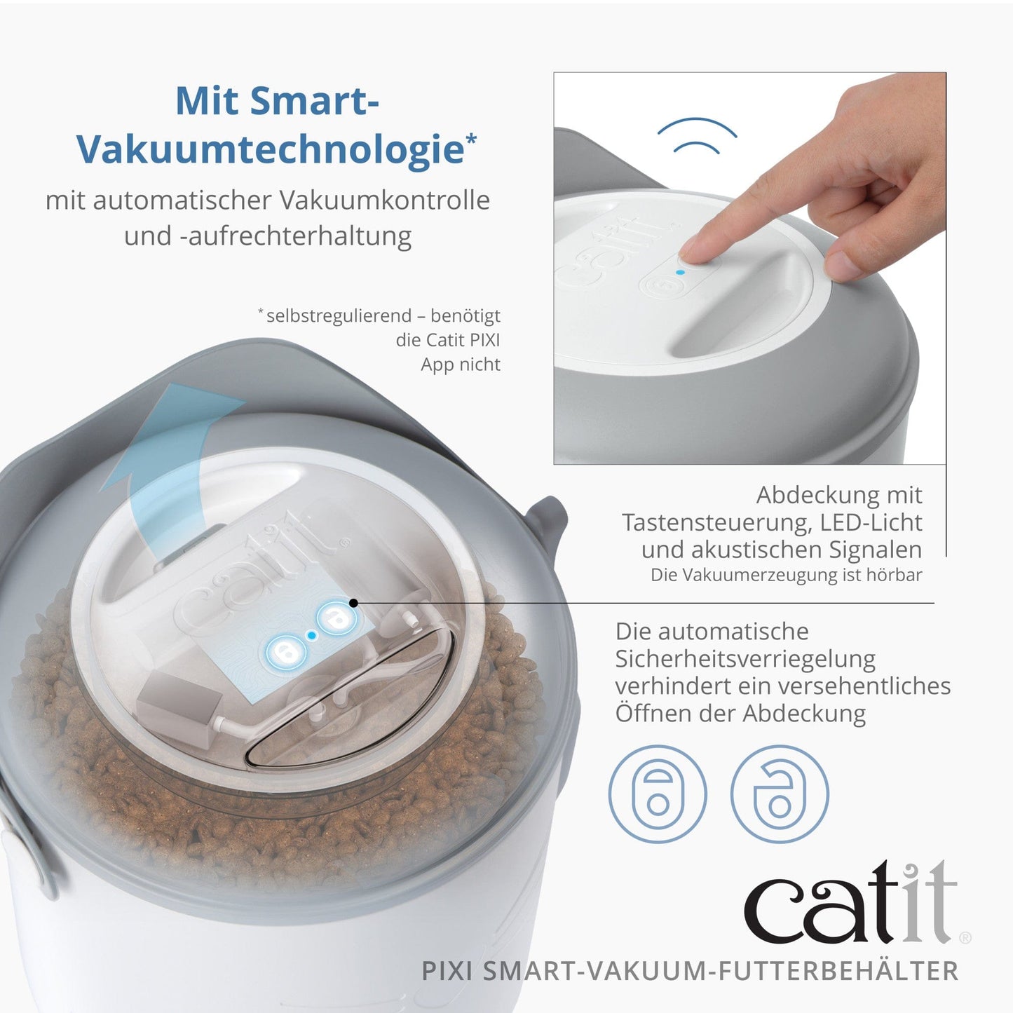 Catit PIXI Smart-Vakuum-Futterbehälter