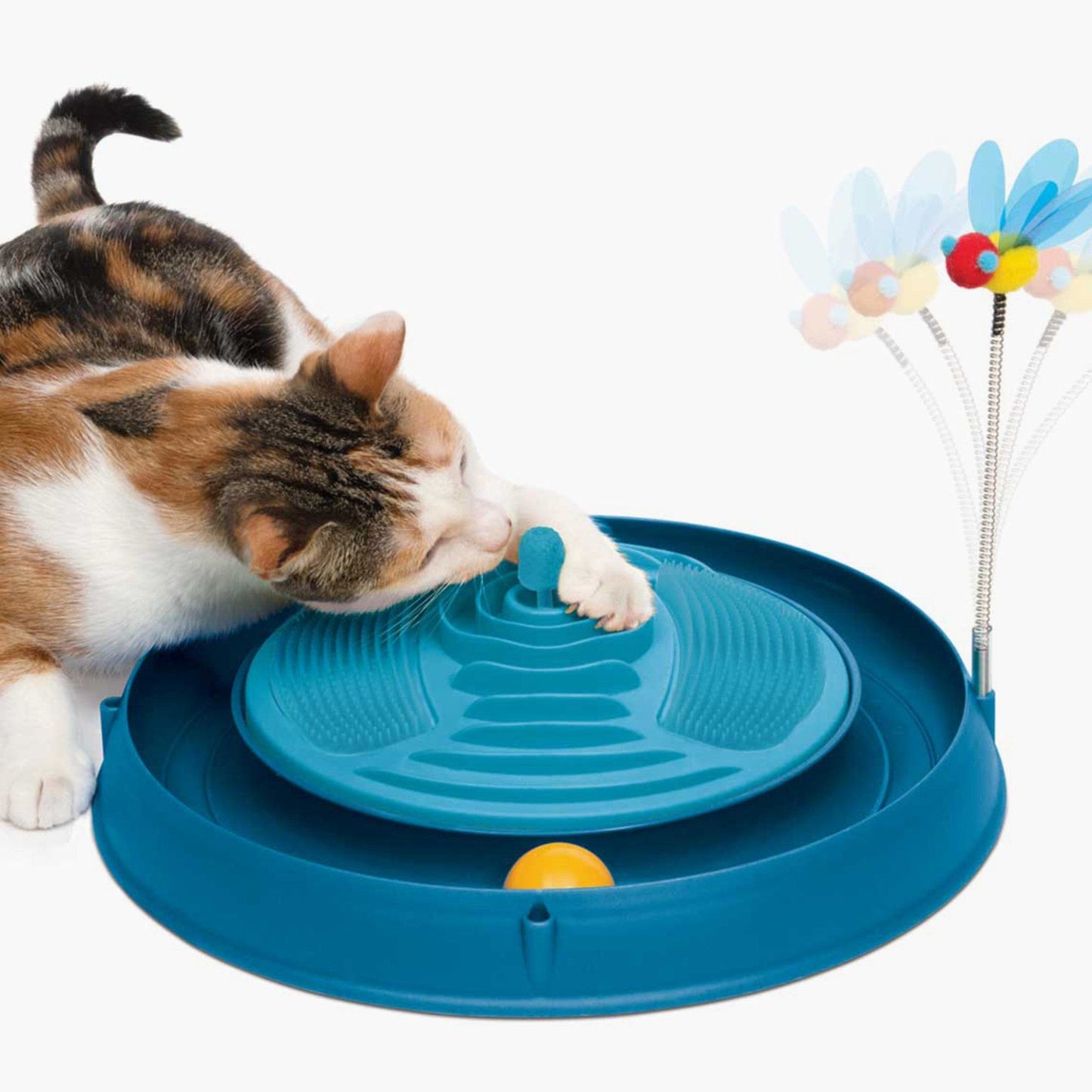Catit 3-in-1 Spielzeug mit Katzenminze- Massagestation