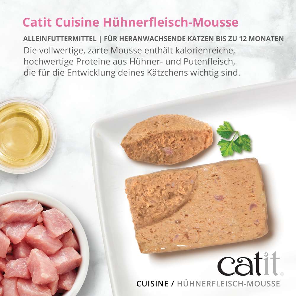 Catit Cuisine ─ KITTEN / Hühnerfleisch-Mousse, 90 g