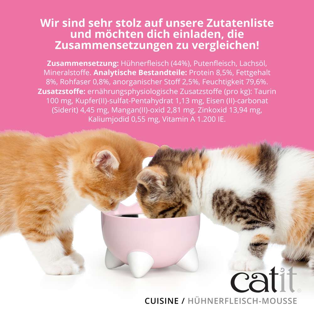 Catit Cuisine ─ KITTEN / Hühnerfleisch-Mousse, 90 g