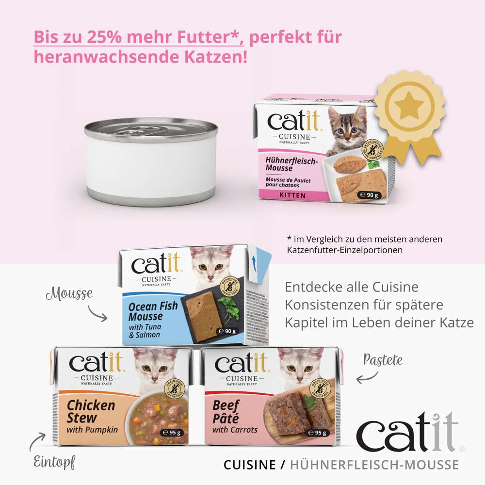 Catit Cuisine ─ KITTEN / Hühnerfleisch-Mousse, 90 g