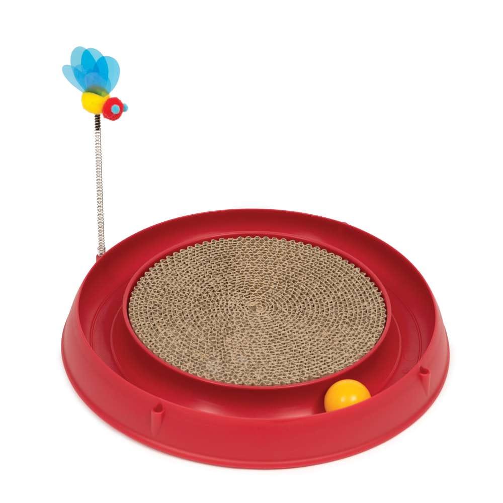 Catit 3-in-1 Spielzeug mit Kratzbrett