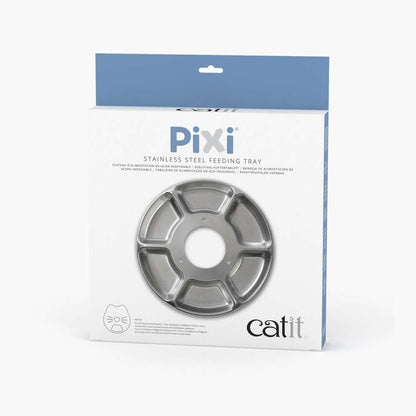 Catit PIXI Edelstahl-Futterschale für den Catit PIXI Smart-Futterautomaten mit 6 Mahlzeiten