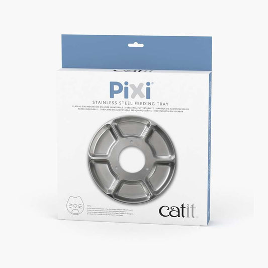 Catit PIXI Edelstahl-Futterschale für den Catit PIXI Smart-Futterautomaten mit 6 Mahlzeiten