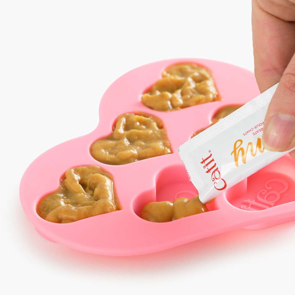 Catit Herzförmige Eiscreme-Form aus Silikon