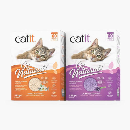 Catit Go Natural! Klumpende Katzenstreu aus Erbsenhülsen