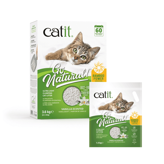 Catit Go Natural! Ultraleichte, klumpende Katzenstreu