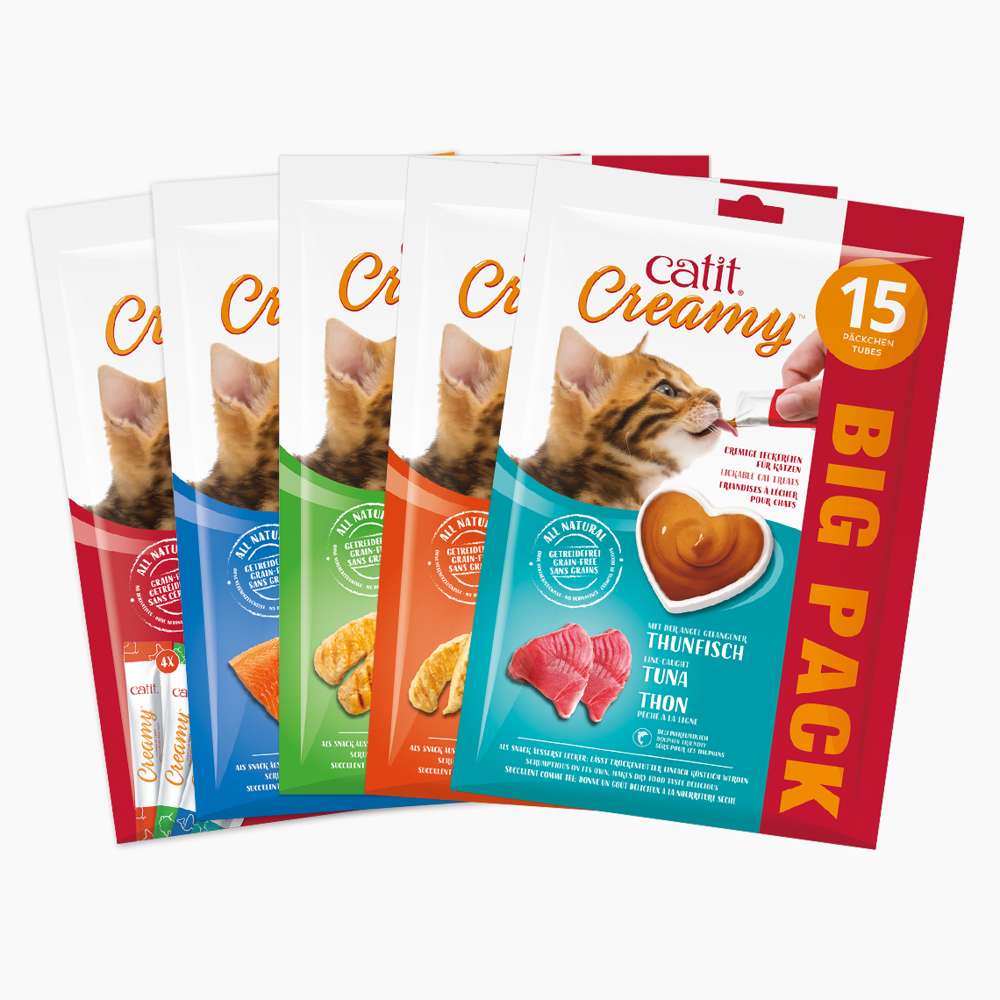 Catit Creamy – Großpackung, 15er-Pack