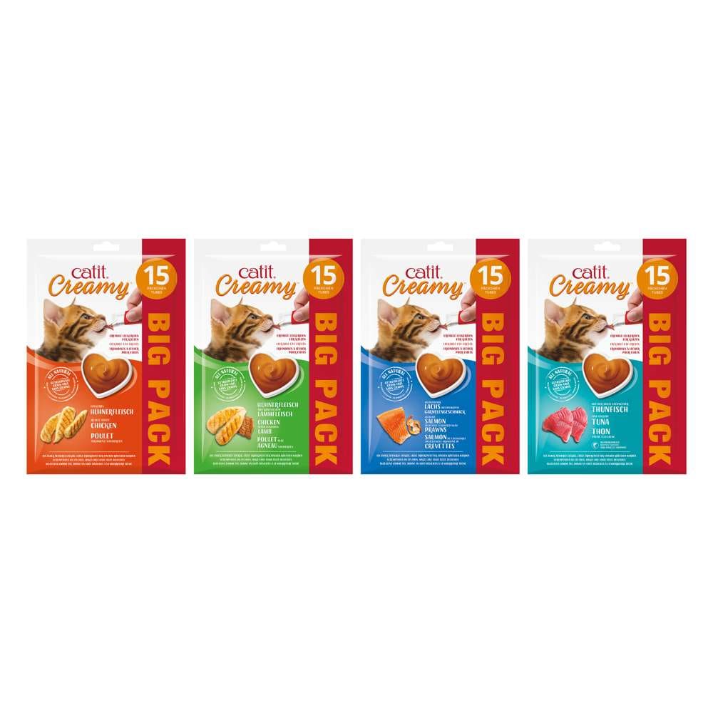 Catit Creamy – Großpackung, 15er-Pack
