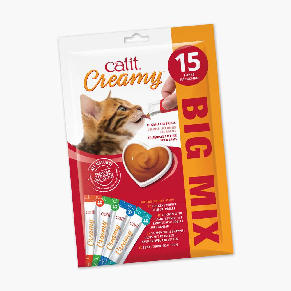 Catit Creamy – Großpackung, 15er-Pack