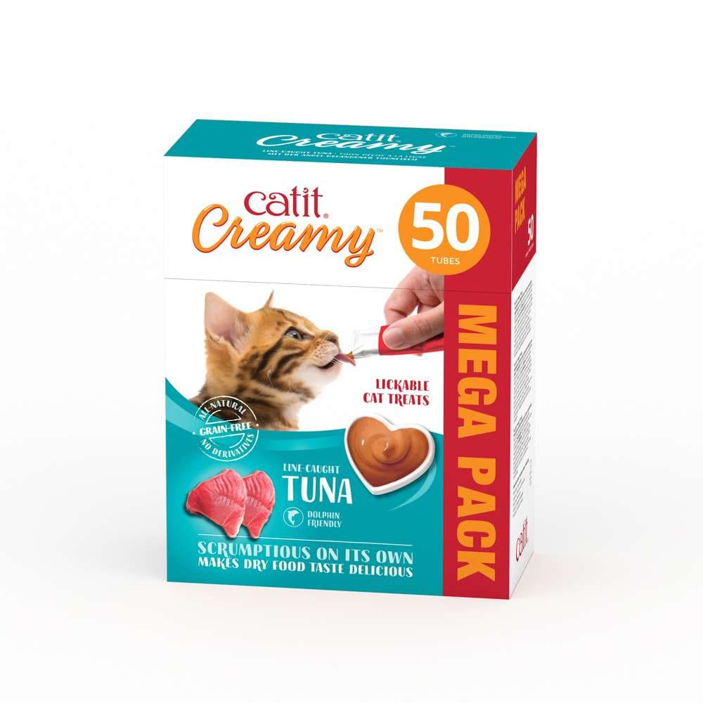 Catit Creamy – Mega-Pack, 50er-Pack