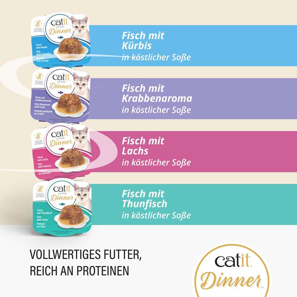 Catit Cuisine Dinner, Fisch, 75 g