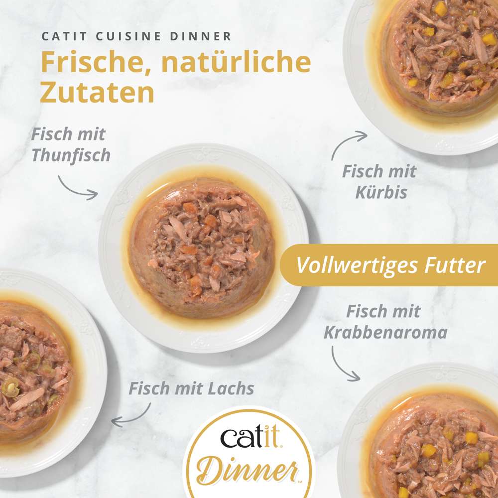 Catit Cuisine Dinner, Fisch, 75 g