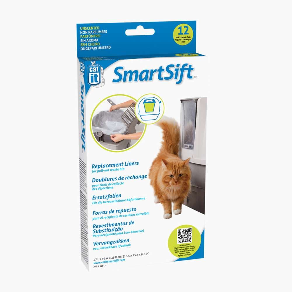 Verpackung von den Ersatzfolien für Smartsift -Katzentoilette