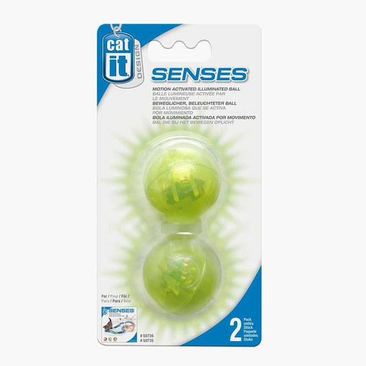 Catit Senses Beweglicher, Beleuchteter Ball für die Spielschiene