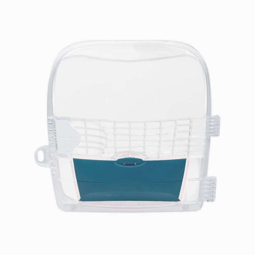 Blaugraue Ersatz-Vordertür für die Catit Cabrio Transportbox für Katzen