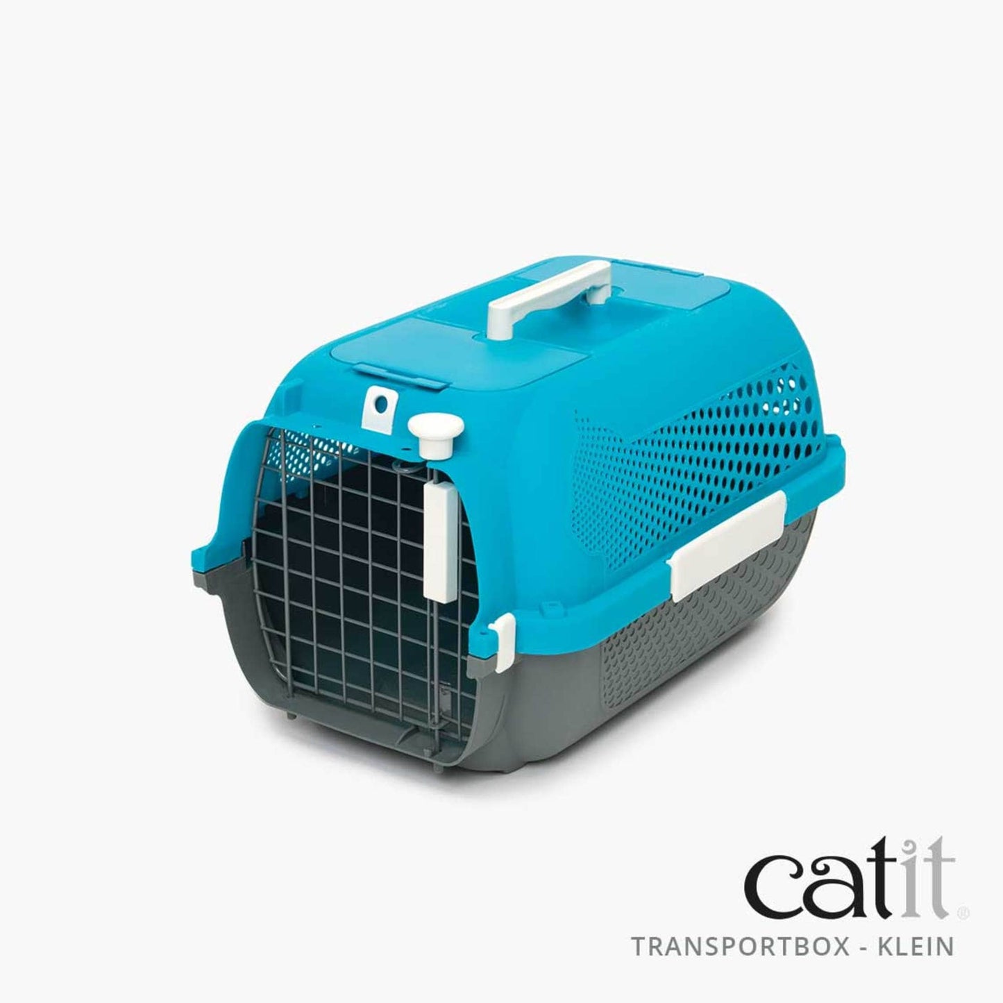 Catit Transportbox für Katzen ─ Klein, Türkis