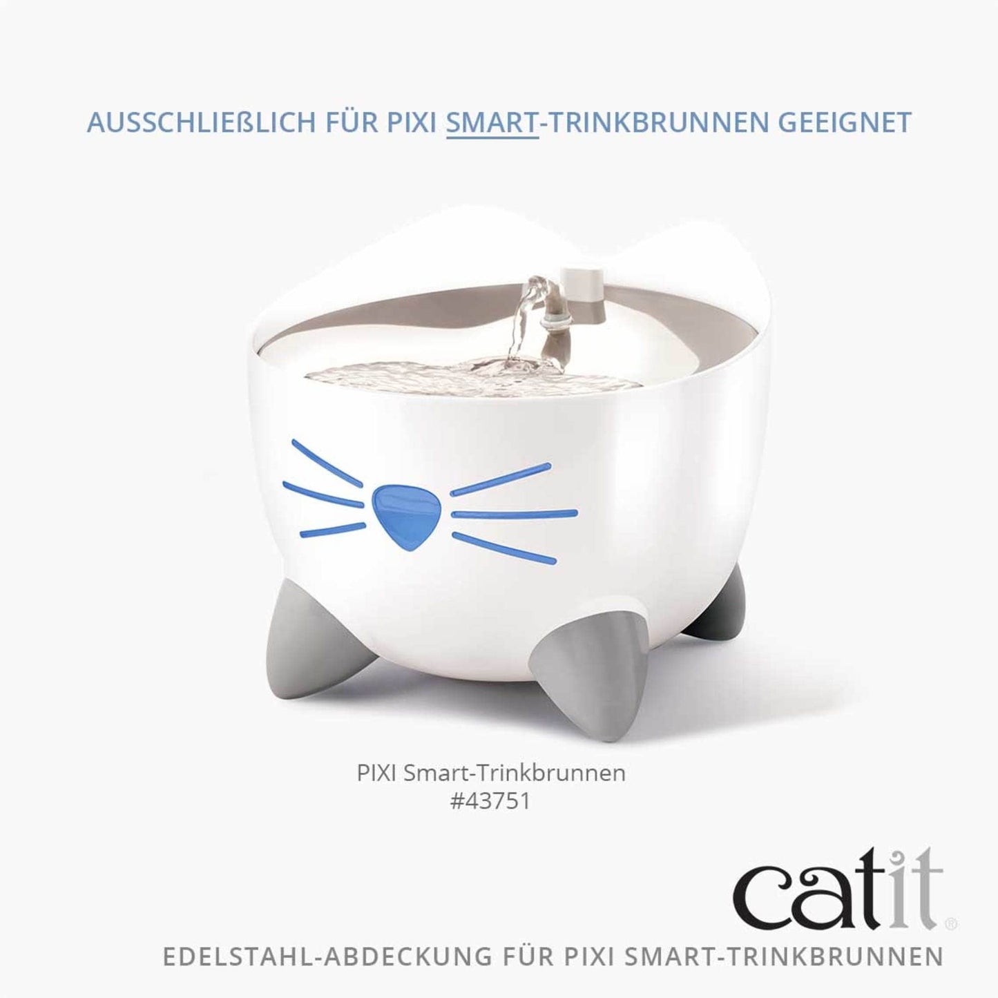 Catit Edelstahl-Abdeckung für PIXI Smart-Trinkbrunnen