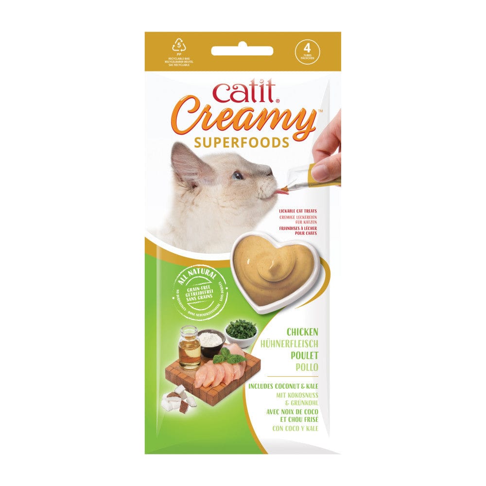 Catit Creamy Superfoods ─ Hühnerfleisch mit Kokosnuss und Grünkohl