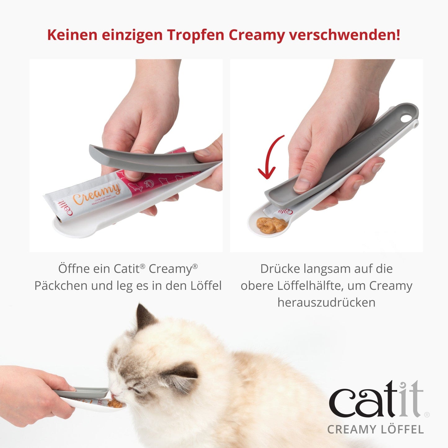 Catit Creamy Löffel – 3er-Pack