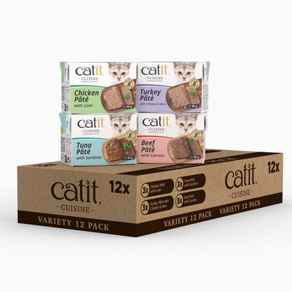 Catit Cuisine Pasteten-Vorteilspackung mit 12 Packs